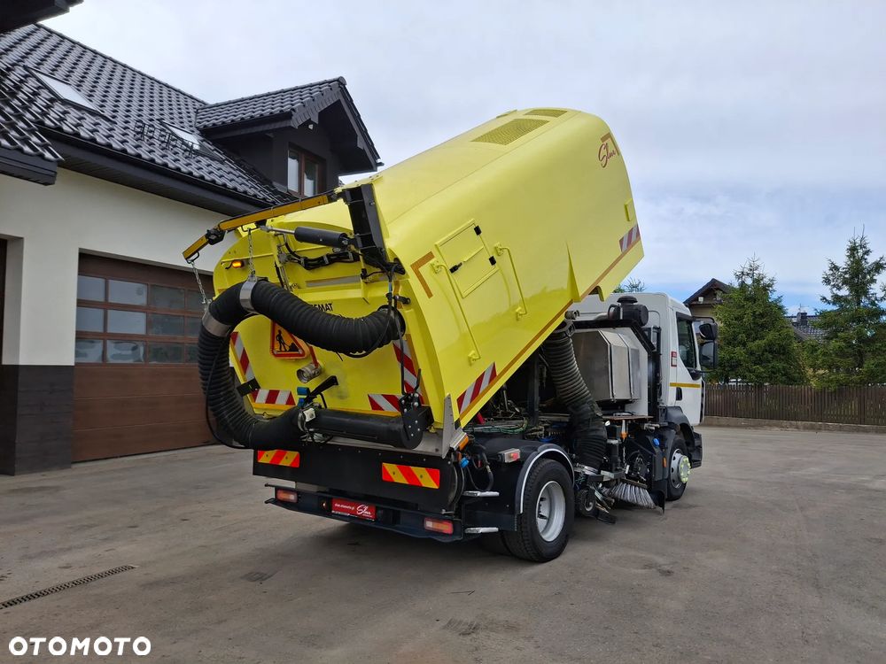 Renault D16 Midlum Zamiatarka SEMAT Zoeller FAUN Karcher Listwy Wysokiego Ciśnienia Szczotki L/R Rura Do Liści 2017r EURO 6 - 20