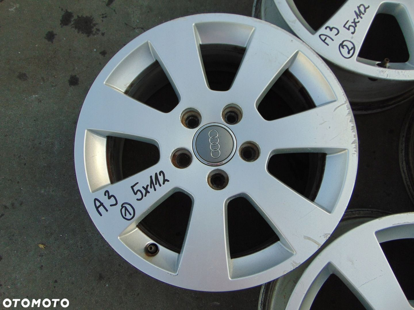 AUDI A3 8P A4 B6 FELGI ALUMINIOWE 16 5x112 6.5J ET50 8P0601025A KPL - 2