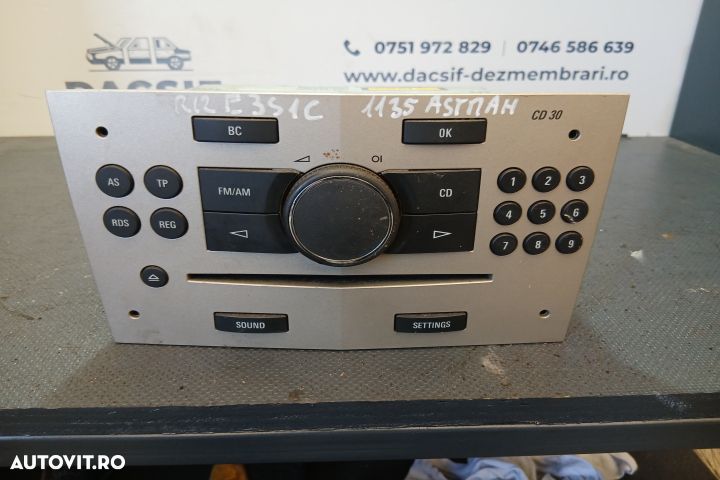 Radio cd 497316088 13263051 497316088 13263051 Opel Astra H [facelift - 1