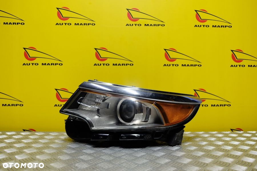 FORD EDGE 2010- REFLEKTOR LAMPA ZWYKŁA SOCZEWKOWA LEWA USA - 2