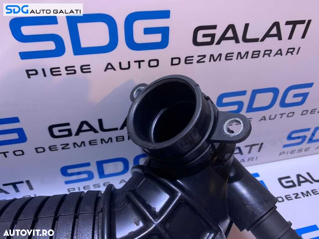 Furtun Tub Conducta Admisie Turbo Turbosuflanta Turbina Volkswagen Passat B5.5 1.9 TDI AVF AWX 2001 - 2005 Cod 3B0129615M 3B0 129 615 M - 4