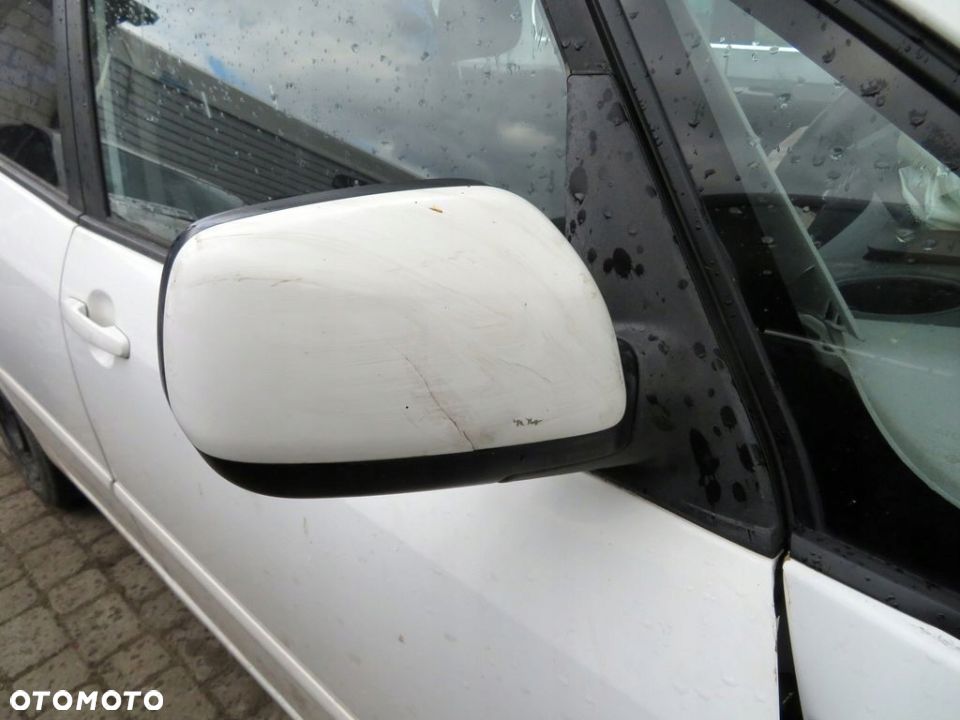 LUSTERKO ELEKTRYCZNE PRAWE COROLLA VERSO I E12 040 BIAŁY TOYOTA 2001-2004 - 1