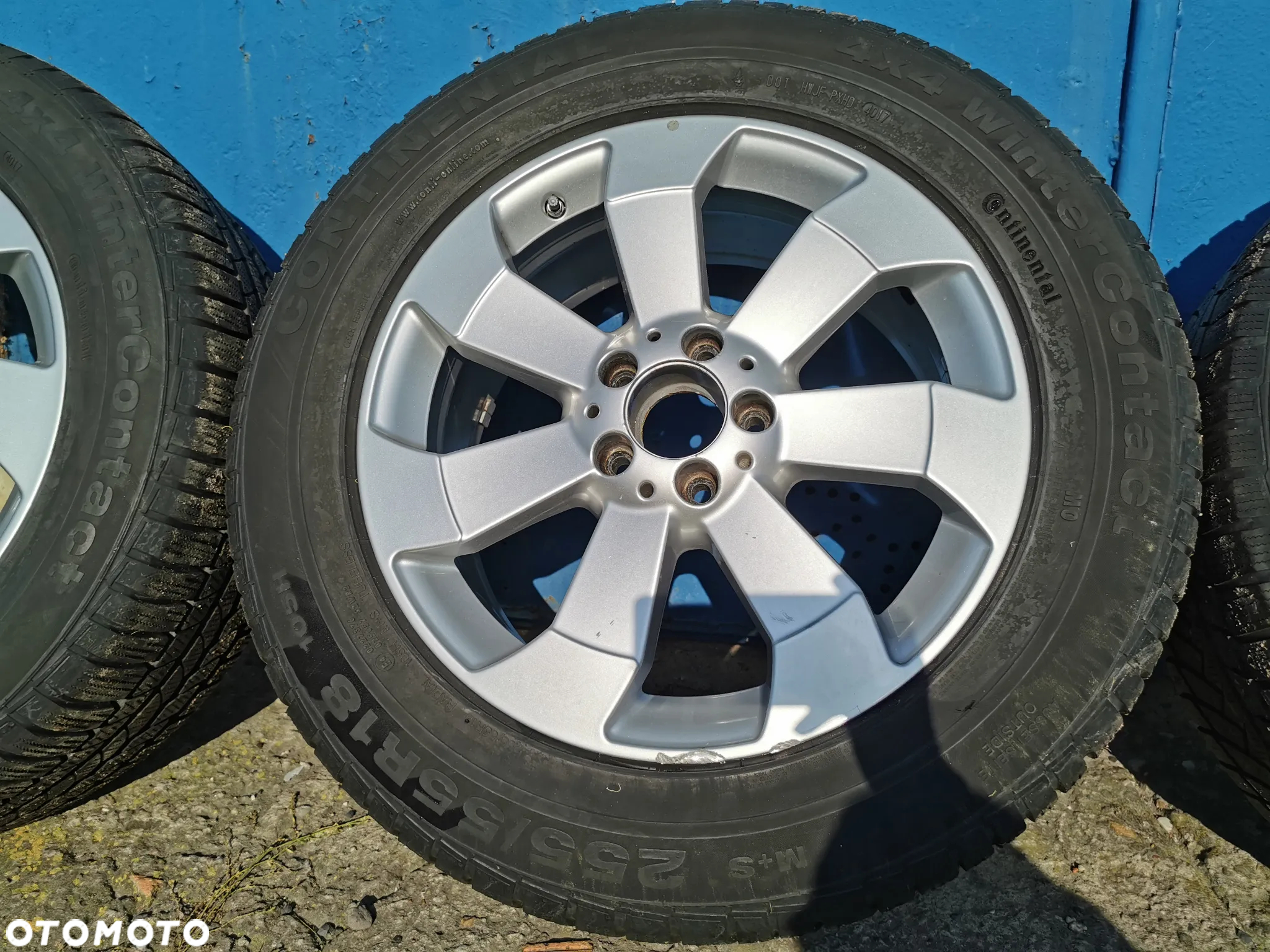 Mercedes GL ML w166 Koła z oponami zimowymi 18x8j ET56,5 5x112 - 4