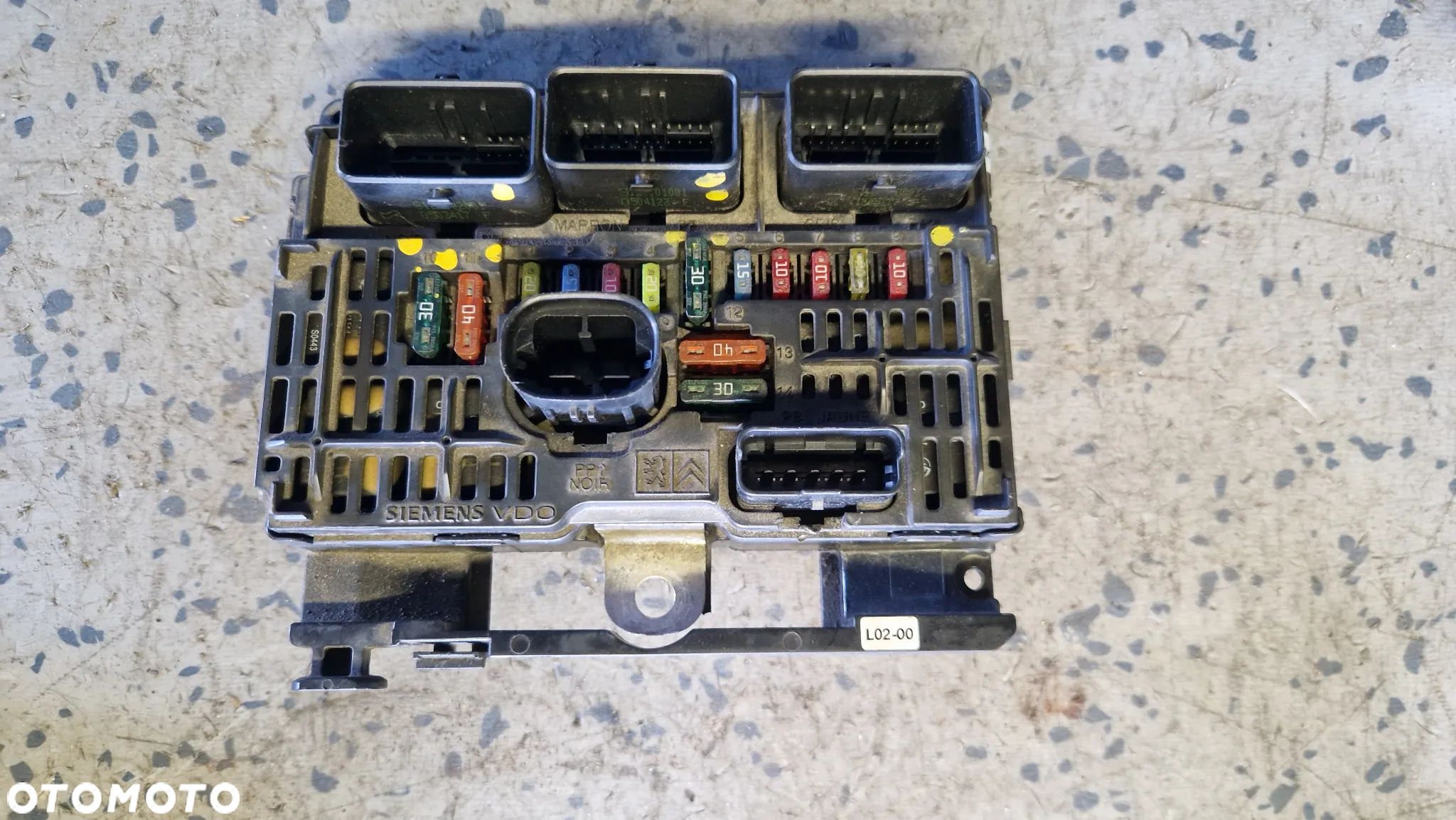 CITROEN PEUGEOT MODUŁ BSM L02-00 9656086180 - 1