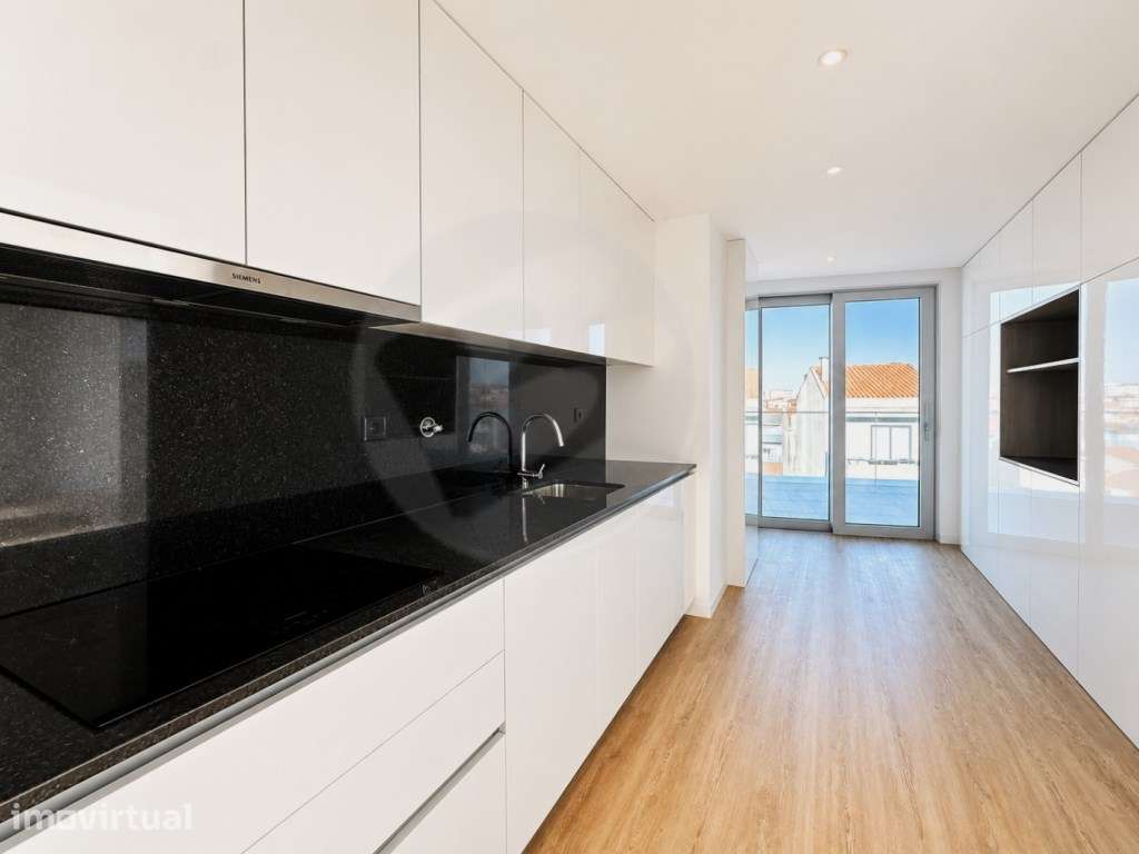 Penthouse T3 Nova em 1ª Linha de Mar em Vila do Conde - Grande imagem: 5/30