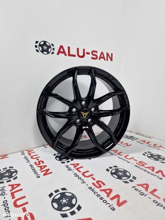Nowe alufelgi CUPRA 18" Formentor Ateca 5x112 - Czarne złote logo
