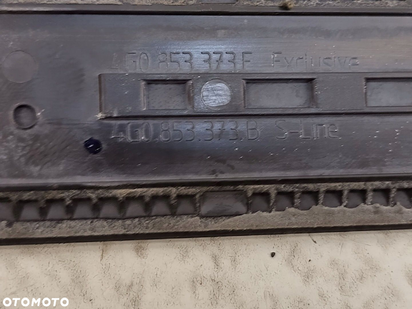 AUDI A6 S6 C7 4G LISTWY NAKŁADKI PROGOWE S-LINE KOMPLET 4G0853375B - 11