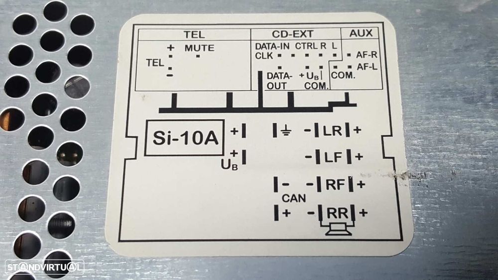 SISTEMA AUDIO / RADIO CD VOLKSWAGEN POLO (6R1) ADVANCE - 4