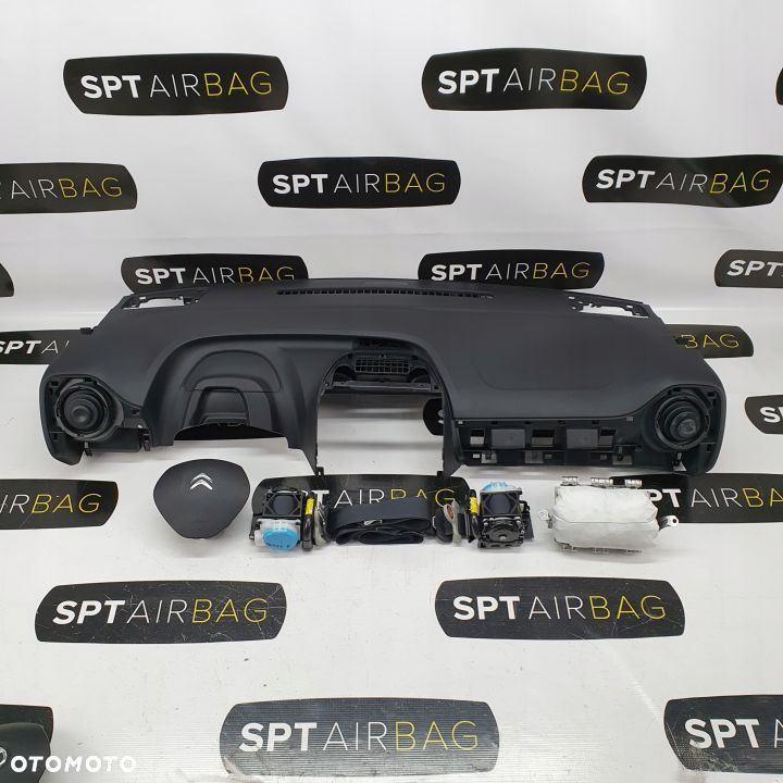 CITROEN C1 DESKA ROZDZIELCZA KONSOLA KOKPIT PULPIT PODUSZKI AIRBAG AIR BAG PASY KIT SET - 1