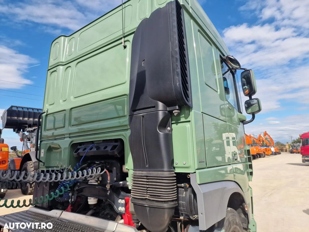 DAF XF 530, KIT BASCULARE, Cutie AUTOMATA+INTARDER 6 trepte, fuste sasiu, 530 CP Euro 6, jante ALUMINIU, Anv 315/80R22,5 70% ok, FRIGIDER, 2 paturi, girofaruri, parasolar, posibilietate leasing 3 ani, PROMOTIE 22.900 EUR+Tva - 9