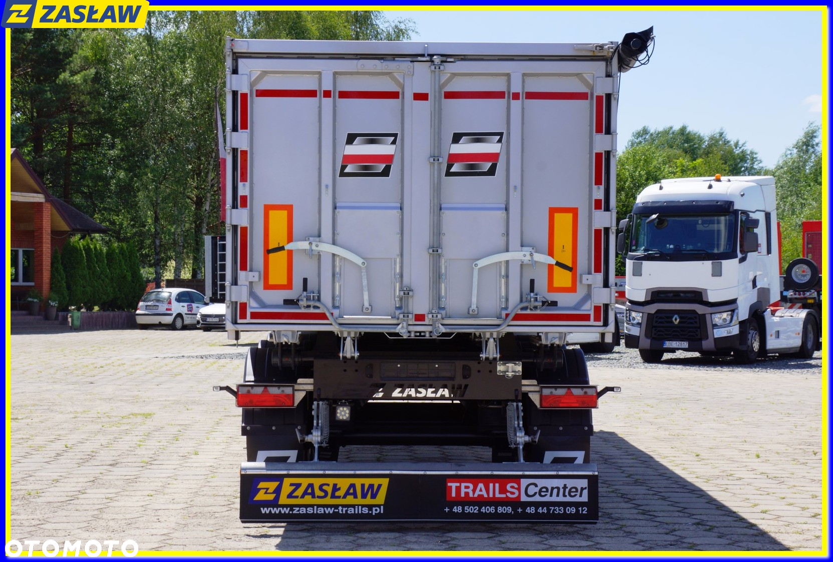 Zaslaw 45 m³ / 9,70 m naczepa wywrotka LIGHT KL-DRZWI!! - 13
