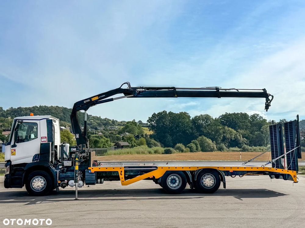 Renault T 380 * LAWETA 8,00 m * HIAB XS 111 B-2 HIDUO + PILOT * STAN BDB - 7