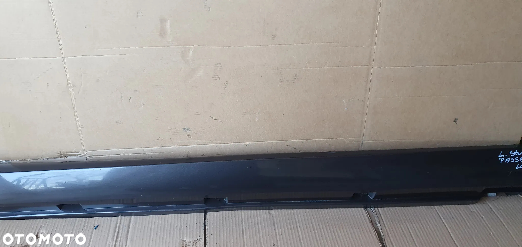 Listwa progowa osłona progu zaślepka lewa VW Passat B7 LC8Z 3AA853855 - 3