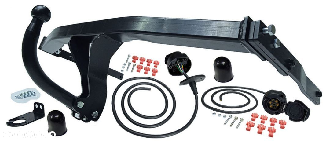 HAK HOLOWNICZY WIĄZKA + GNIAZDO 7PIN RENAULT SCENIC 2 II +GRAND od2003 - 7