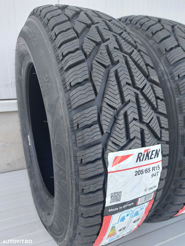 205/65 R15, 94T, RIKEN (by Michelin), Anvelope de iarna M+S - 3