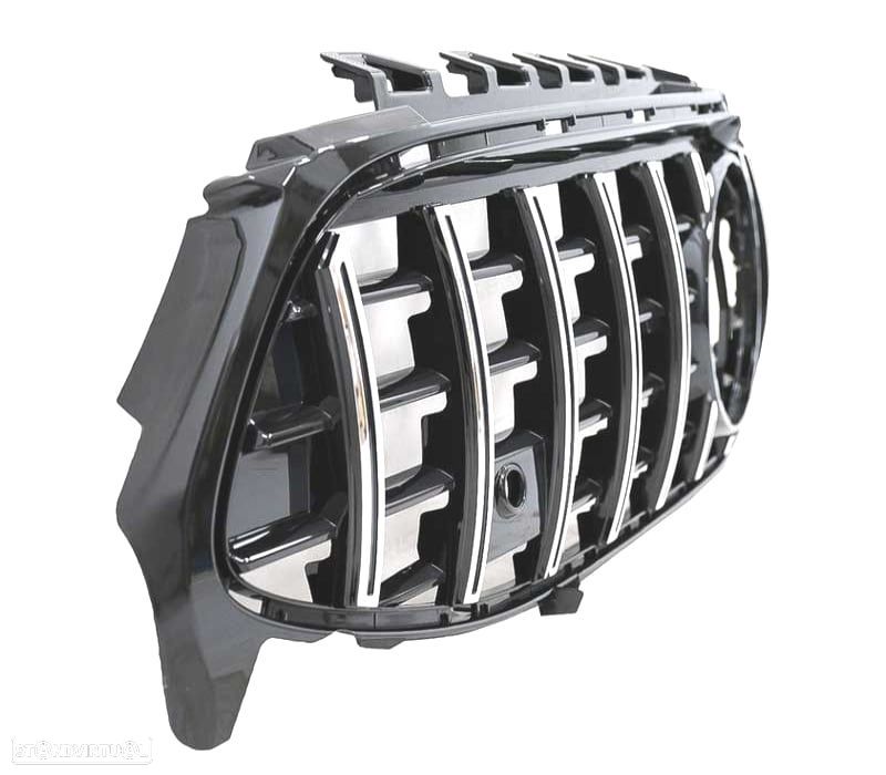 GRELHA FRONTAL MERCEDES CLA W118 19- LOOK GTR CROMADO - 3