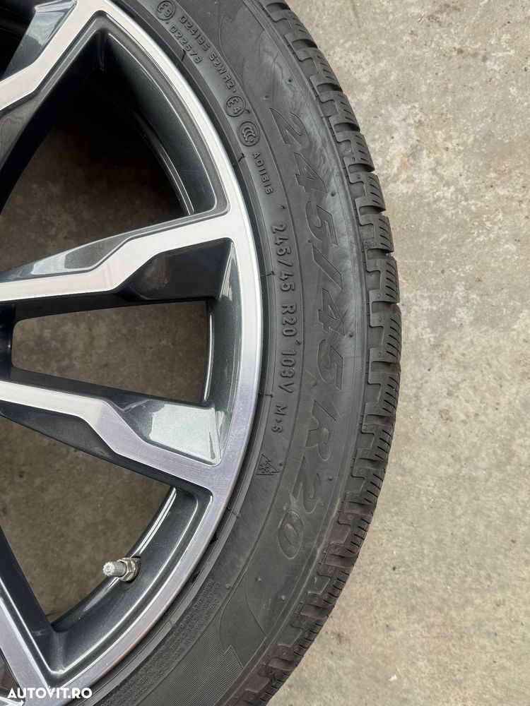 Vând jante originale BMW X3-X4 G01-G02 pe 20” cu anvelope de iarnă - 10