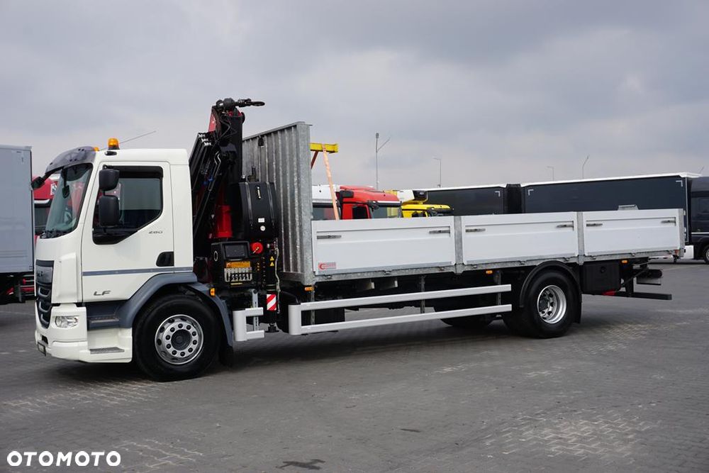 DAF LF / 260 / ACC / SKRZYNIOWY + HDS / HYVA HC-183 / PILOT / ROTATOR / WIDŁY - 5