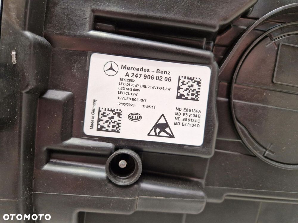 MERCEDES GLB W247 H247 X247 LAMPY PRZEDNIE LEWA PRAWA LED MULTIBEAM - 11
