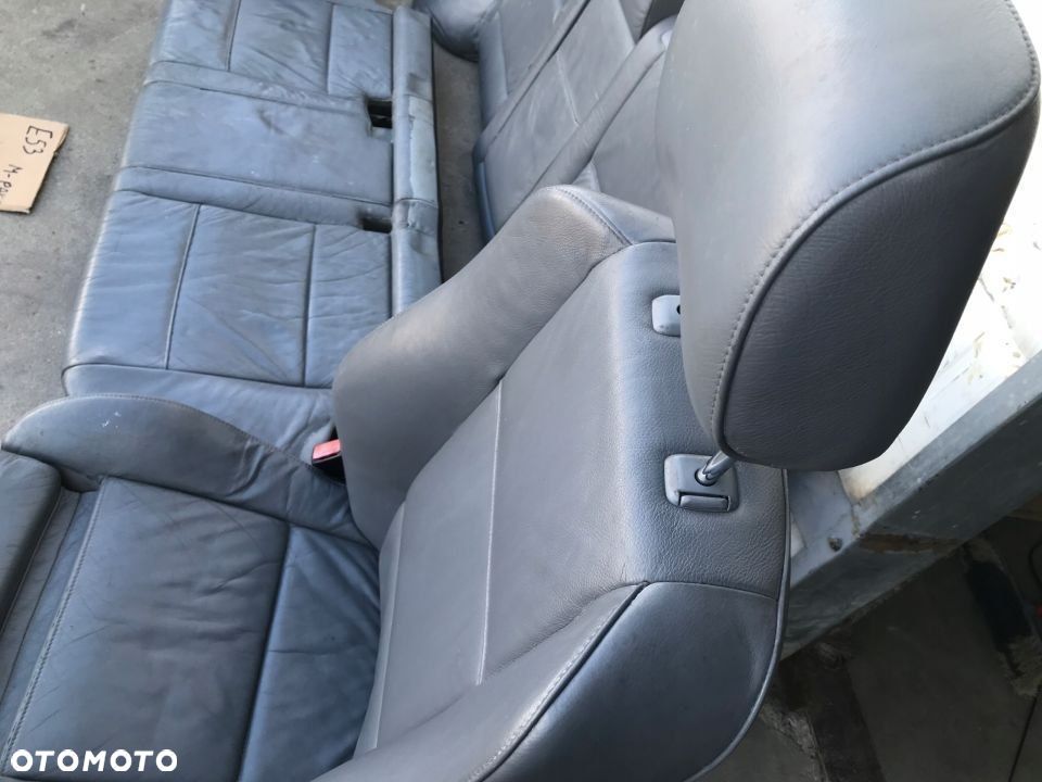 Fotele Bmw X5 E53 M-pakiet kanapa skóra KOMPLET elektryczne podgrzewane z pamięcią wersja angielska - 11