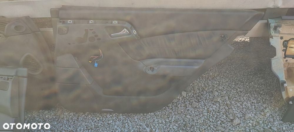 TAPICERKA BOCZKI CZARNA SKÓRA MERCEDES W220 LONG - 5