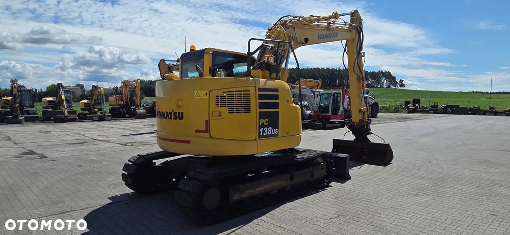 Komatsu <<Komatsu PC138US-10, 2014 rok, nakładki gumowe, pług, sprowadzona!>> - 6
