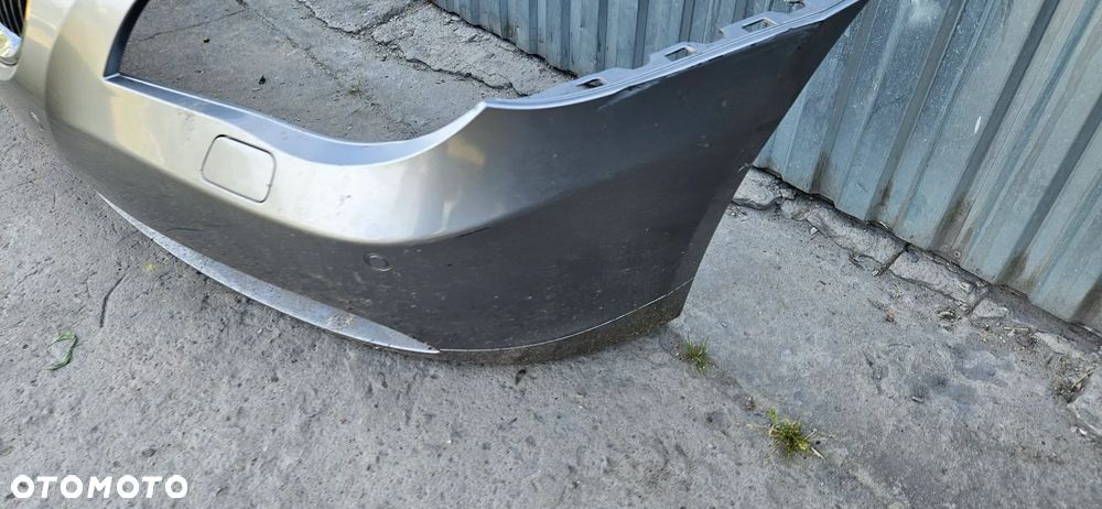 BMW 5 E60 E61 2003-2007 Kompletny zderzak przód Zderzak przedni pod czujniki parkowania PDC XENON spryskiwacze  KOLOR Silbergrau - 28