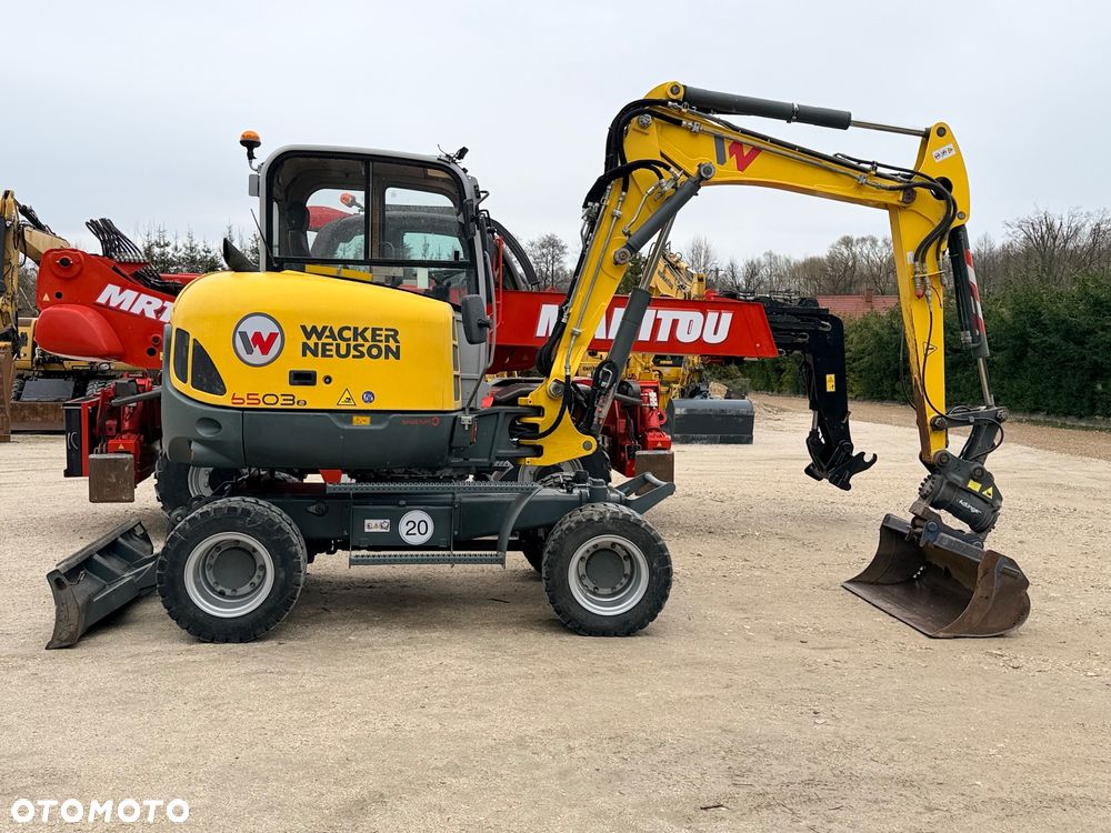 Wacker Neuson Koparka Kołowa 6 TON Wacker NEUSON 6503 -2 Pług Ramię Long 3 Łamane POWERTILT Lenhoff MS03 6503 ew65 - 22
