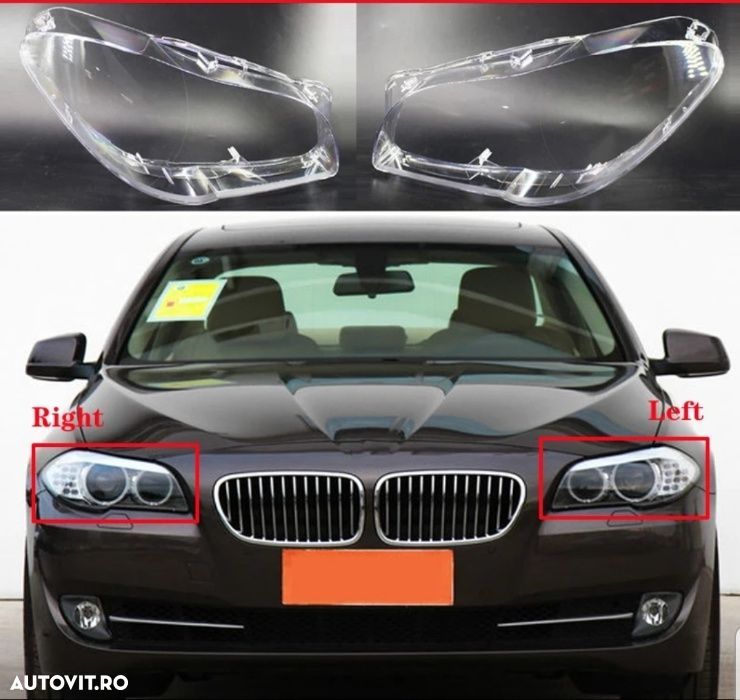 SET Sticle /Geam / Dispersor faruri BMW F10 F11 NOI PRET PE SET - 7