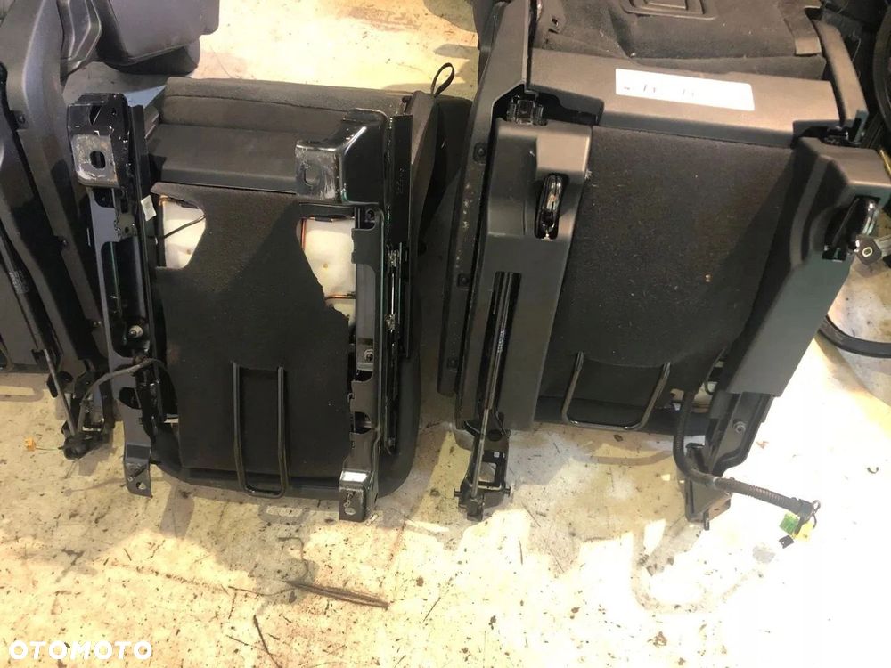 FOTELE KANAPA TYŁ SKÓRA AUDI Q7 4M 7-OSOBOWE GRZANE - 10