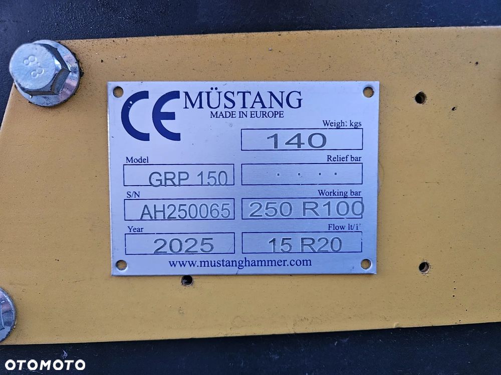 MUSTANG GRP150 CHWYTAK SORTUJĄCY WYBURZENIOWY NOWY GRP - 6