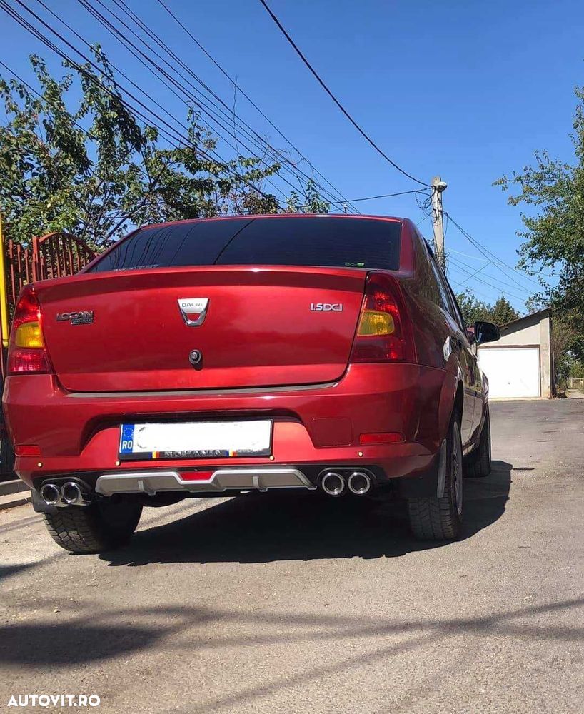 Ornament Difuzor pentru bara spate adaptabil pentru Dacia Logan 1 ph2 - 1