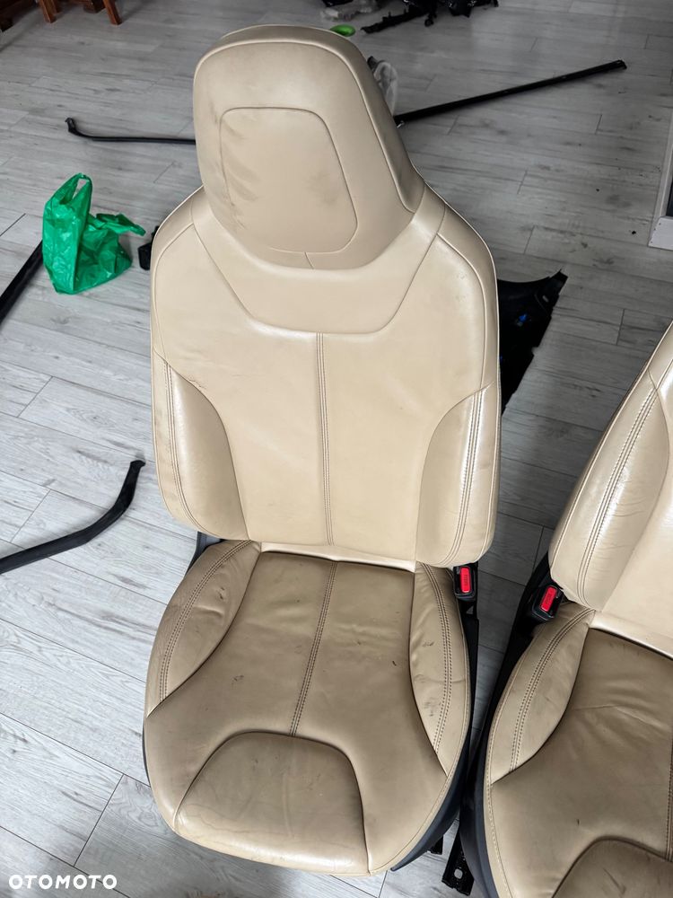 TESLA S 85D 13-16 FOTEL FOTELE KANAPA BOCZKI SKORA KOMPLET EUROPA - 6