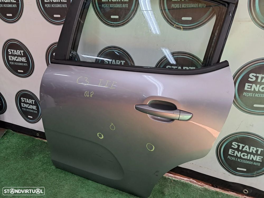 Porta Tras esquerda Citroen C3 III 2017-2023 - 4