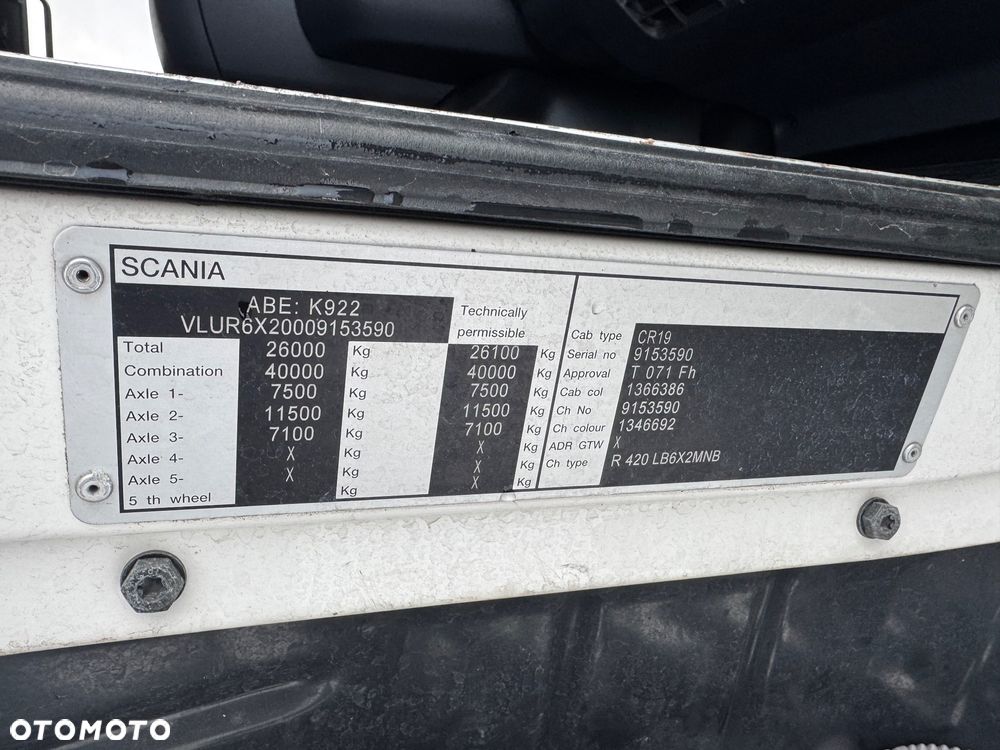 Scania R 420/Euro 5/Ad blue/Bdf/full serwis/ - 40