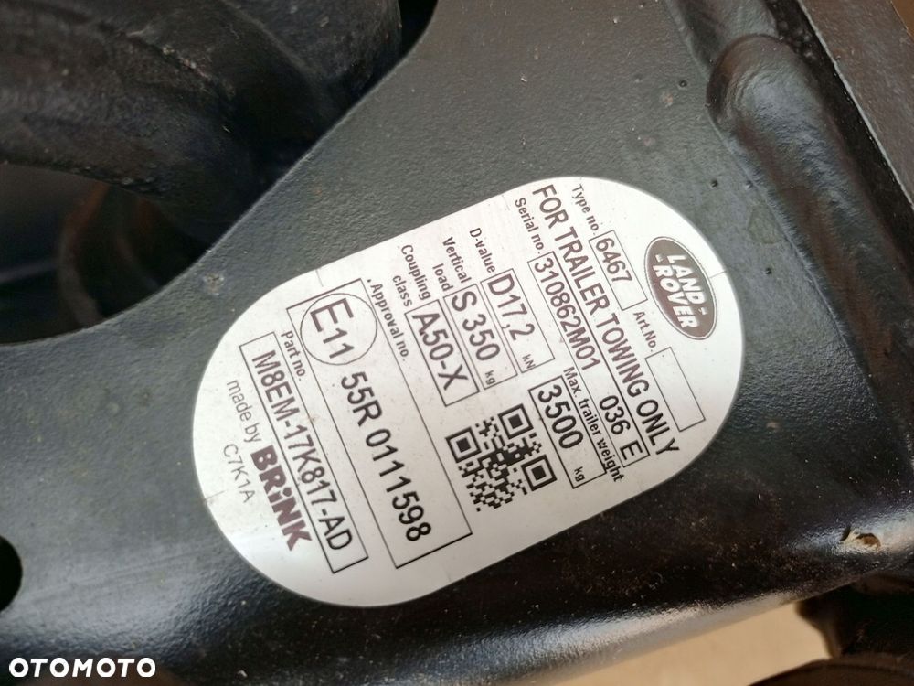 LAND ROVER DEFENDER II L663 2020- HAK HOLOWNICZY ELEKTRYCZNY M8EM-17K817-AD - 8