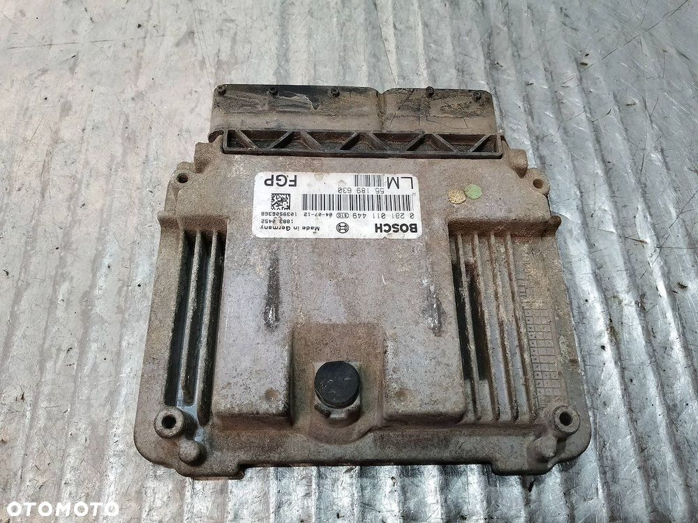KOMPUTER, STEROWNIK OPEL VECTRA C 0281011449 1.9 CDTI - 6