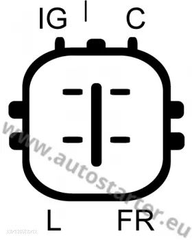 JA1727 ALTERNATOR HONDA CIVIC FR-V 1.4 1.6 1.7 1.8 - 5