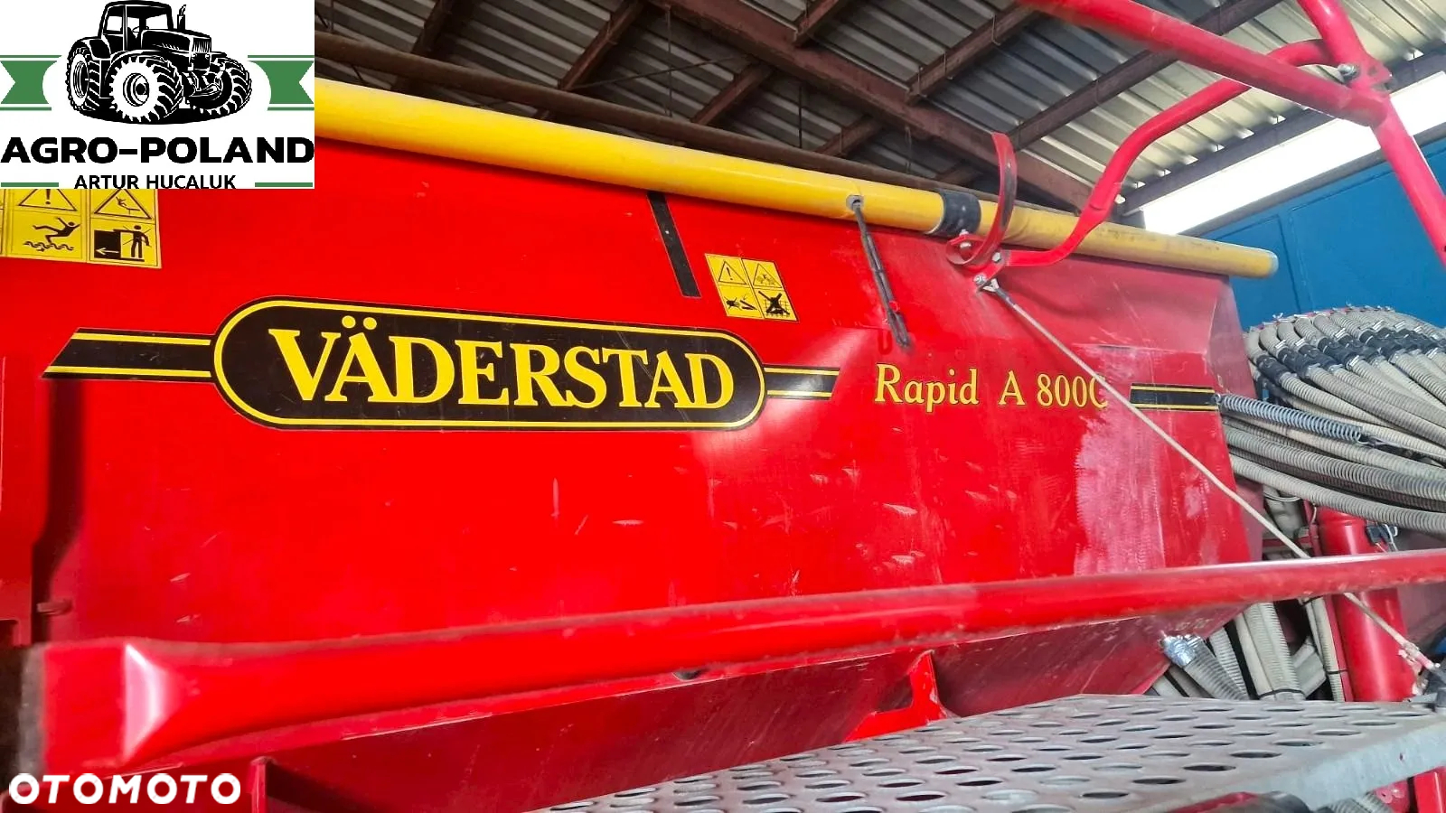 Väderstad RAPID RDA 800 C - NAWOŻENIE - 2012 ROK + VADERSTAD BIODRILL 360 - 3