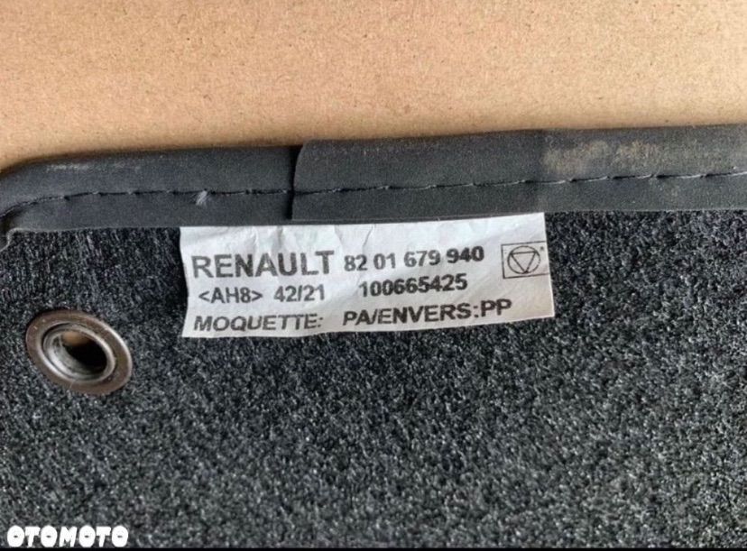 8201679940 dywanik dywaniki wykładzina renault koleos II 2 lift - 4