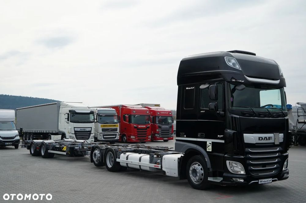 DAF XF 480 / BDF / ZESTAW TANDEM / SSC / I-PARK COOL / OŚ PODNOSZONA / WECON - 7