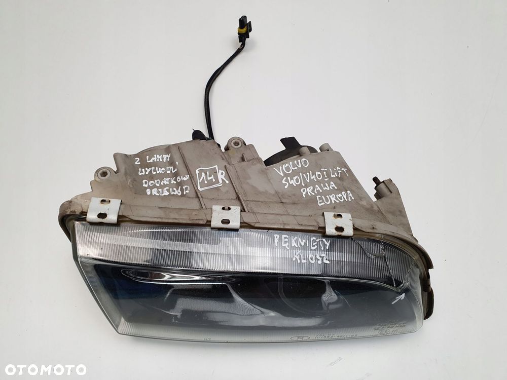 LAMPA Volvo S40 I V40 I lift PRAWY PRZÓD prawa przednia ciemny Europa - 5
