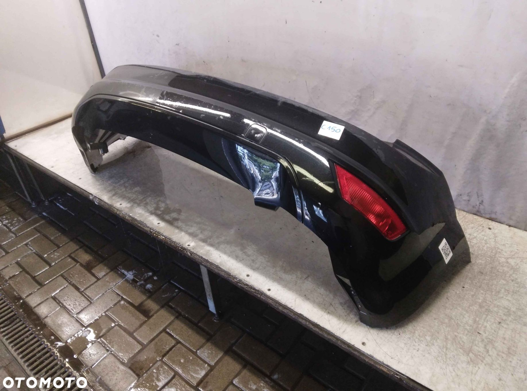 ^ ZDERZAK TYŁ TYLNY FORD FOCUS MK.2 2 II LIFT FL F3 CZARNY 5D 5 DRZWI HB - 2