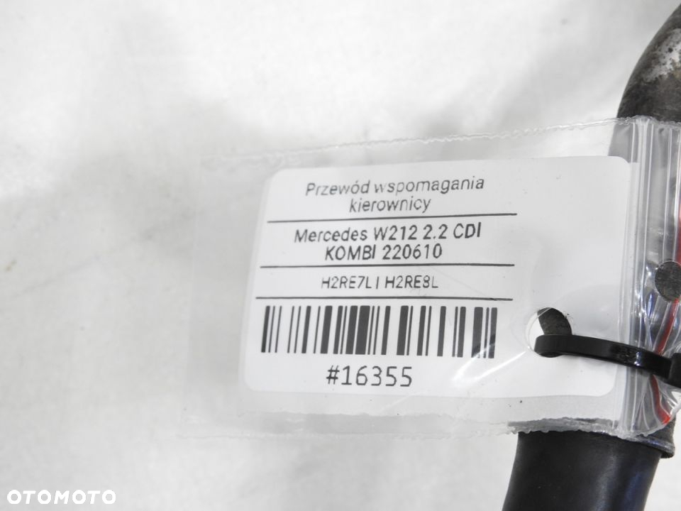 PRZEWÓD WSPOMAGANIA MERCEDES W212 2.2 CDI B20264F - 7