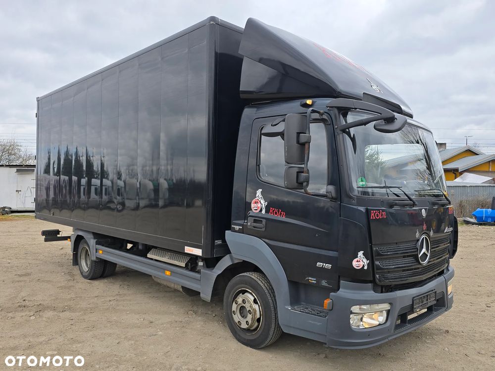 Mercedes-Benz ATEGO 816 Kontener Meblowóz Resor 3 fotele ,Opony dobry stan. - 3