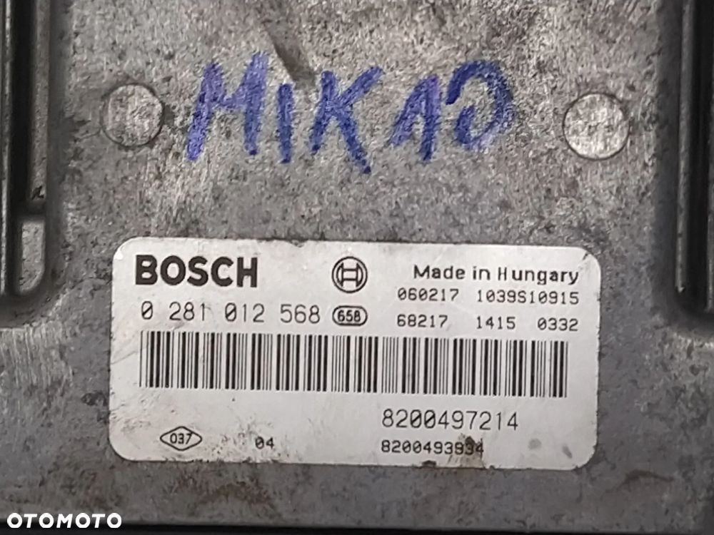 OPEL VIVARO A 1.9DCI KOMPUTER STEROWNIK SILNIKA ORYGINAŁ - 3