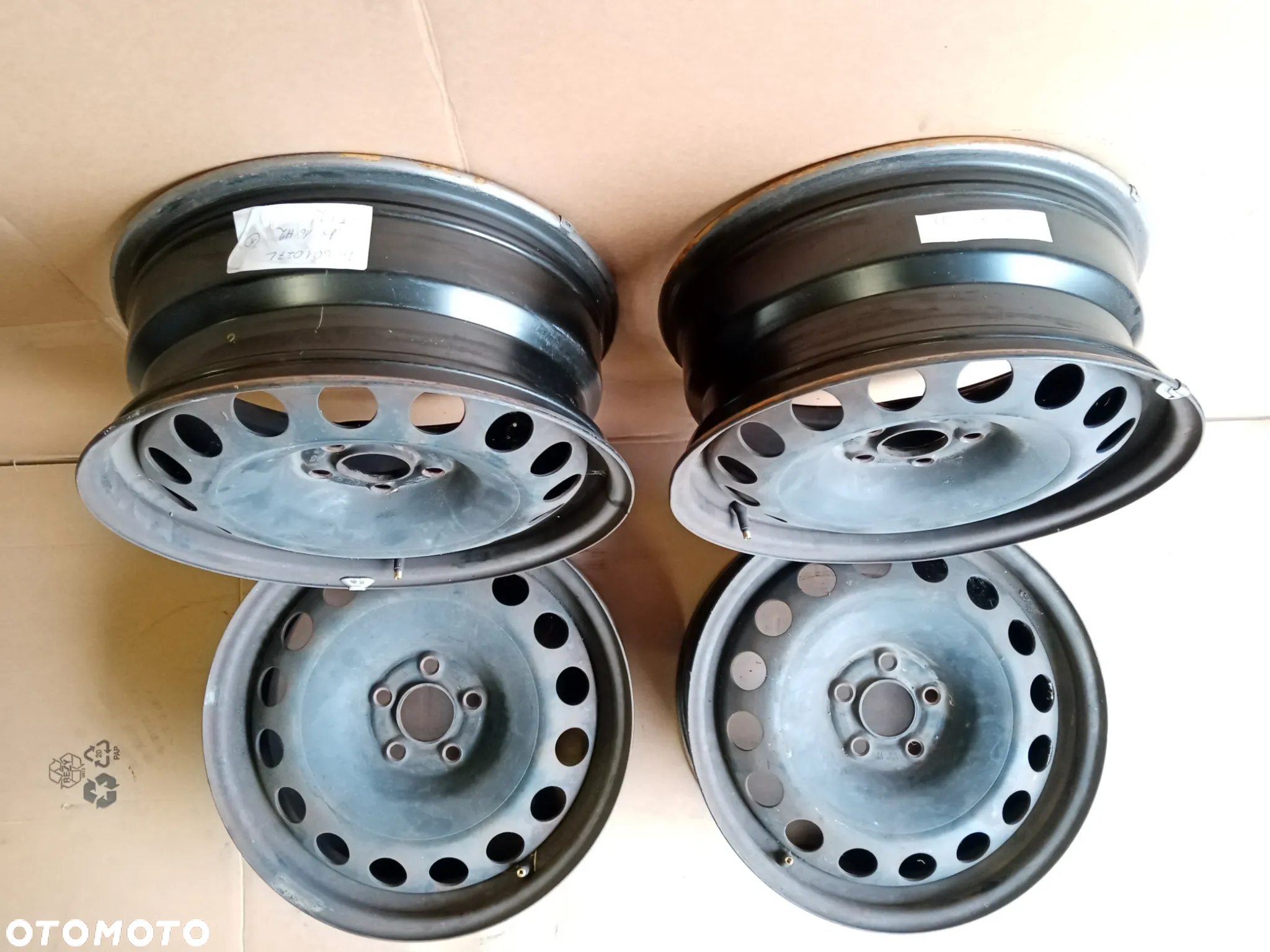 Felgi stalowe Volkswagen R16 16 5x100 ET42 6,5j 1J0601027L - 6