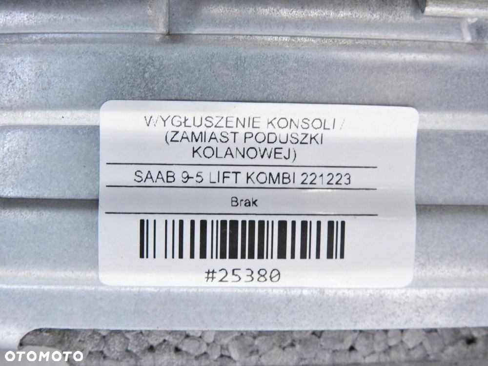 WYGŁUSZENIE KONSOLI SAAB 9-5 4684163 - 4
