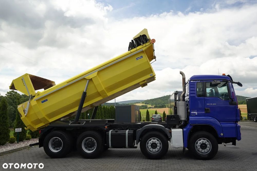MAN TGS 35.460 / 8x4 / WYWROTKA TYLNOZSYPOWA / HYDROKLAPA / NAVI / AUTOMAT - 6