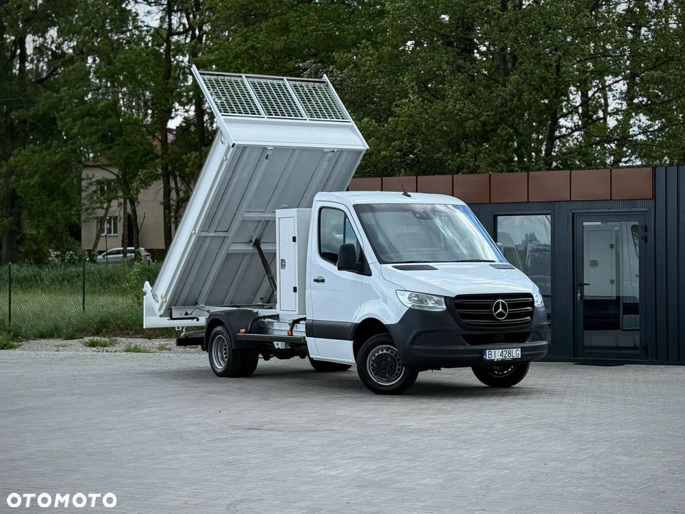 Mercedes-Benz Sprinter 516 CDI / Wywrotka JPM / 2.143cm3 OM651 163KM / 2019 Rok Produkcji / 173.456KM Przebieg / Bliźniaki Podwójne Koła / HAK 3,5T / ZAREJESTROWANY W PL - 1